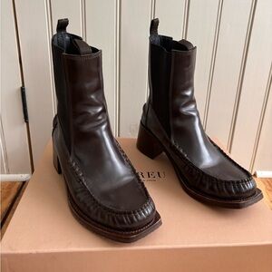 Hereu Studio Alda Heeled Boot, US Size 6.5-7. Original Box and Dust Covers/